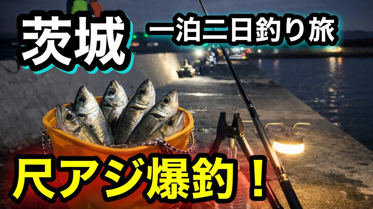 【茨城釣り旅】尺アジ大爆釣⁉︎日中でもひとり勝ち出来る最強のひと手間とは？