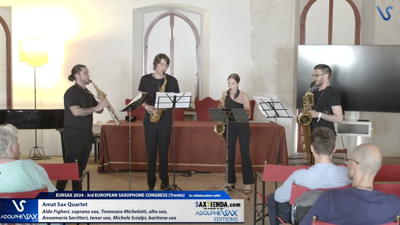 EURSAX 2024: Amat Sax Quartet plays Dawn II by Alessandro Solbiati