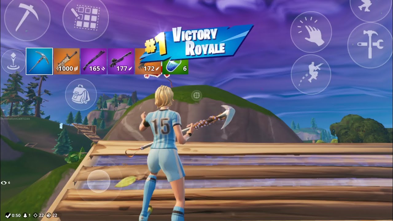 22 Kill Solo Squads - IPad Mini 5 - Fortnite Mobile (Gameplay)
