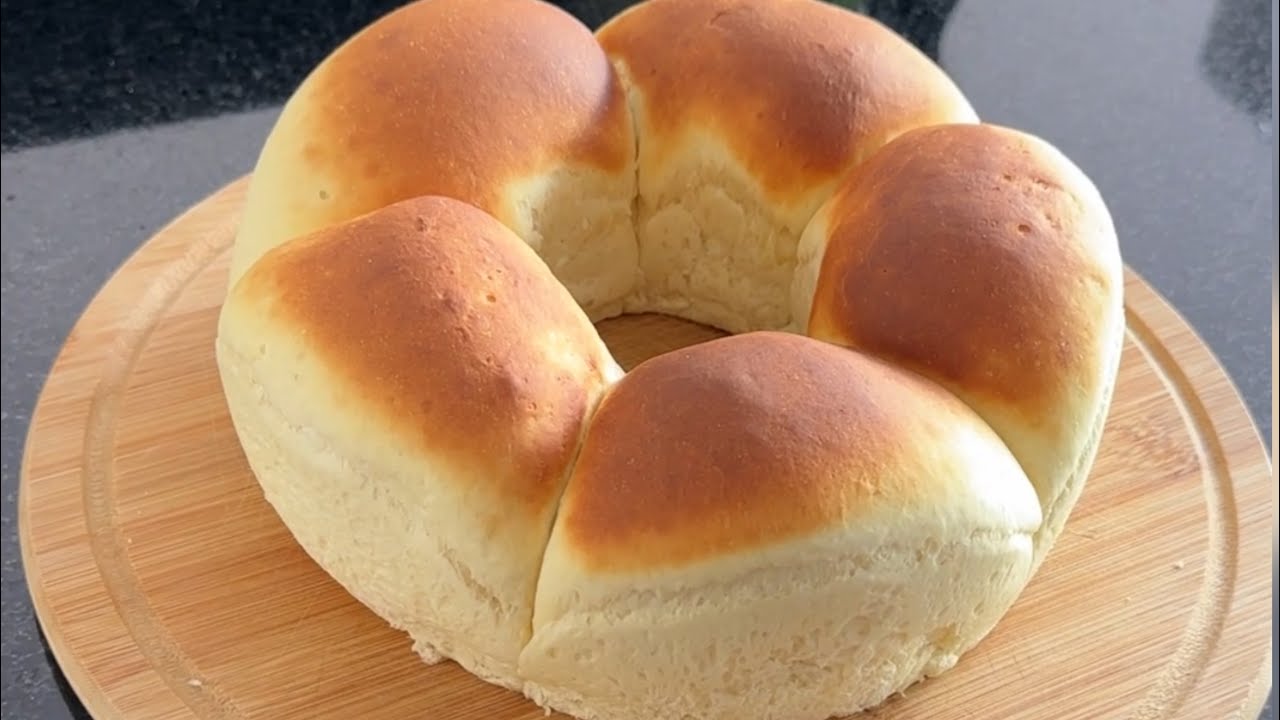 Pão caseiro feito na Air fryer em 15 minutos