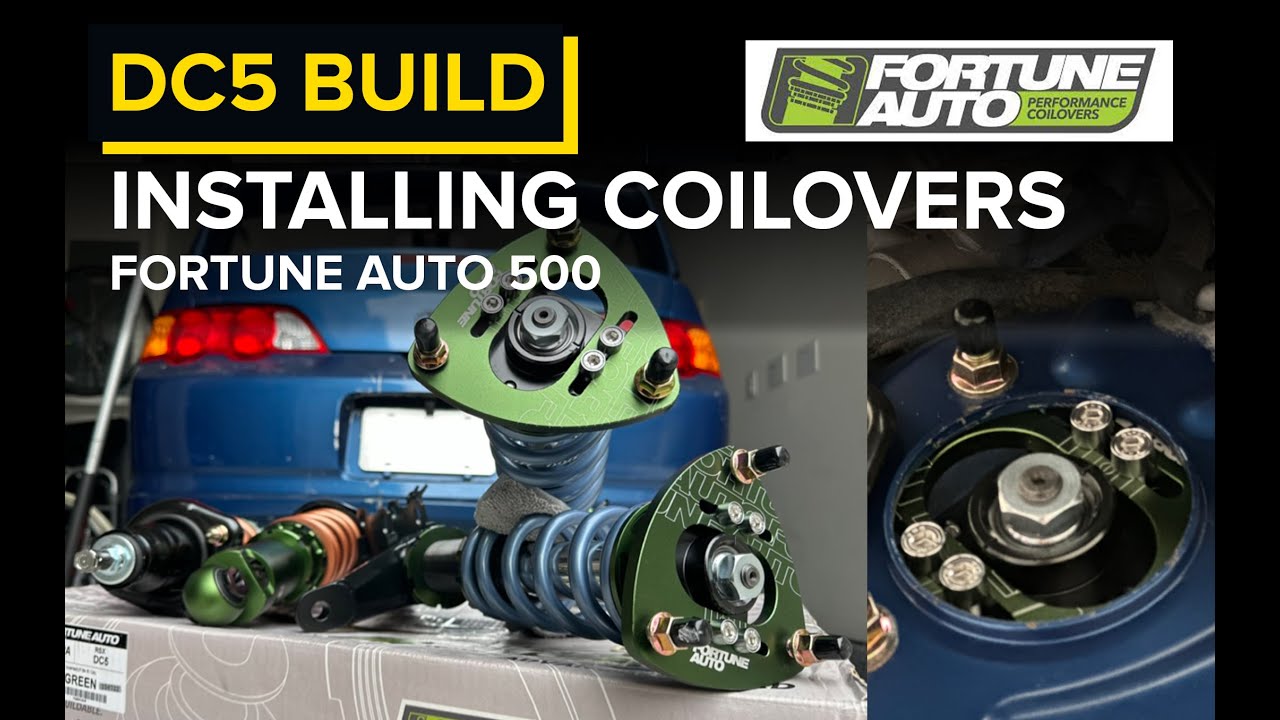 Установка передних и задних койловеров на мой RSX Type S / DC5 Integra: Fortune Auto Coilovers