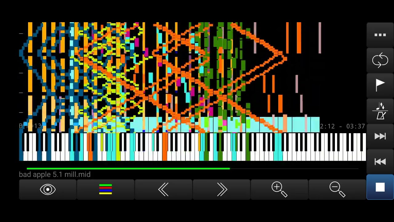 (Black MIDI) Bad Apple 5.1M Notes