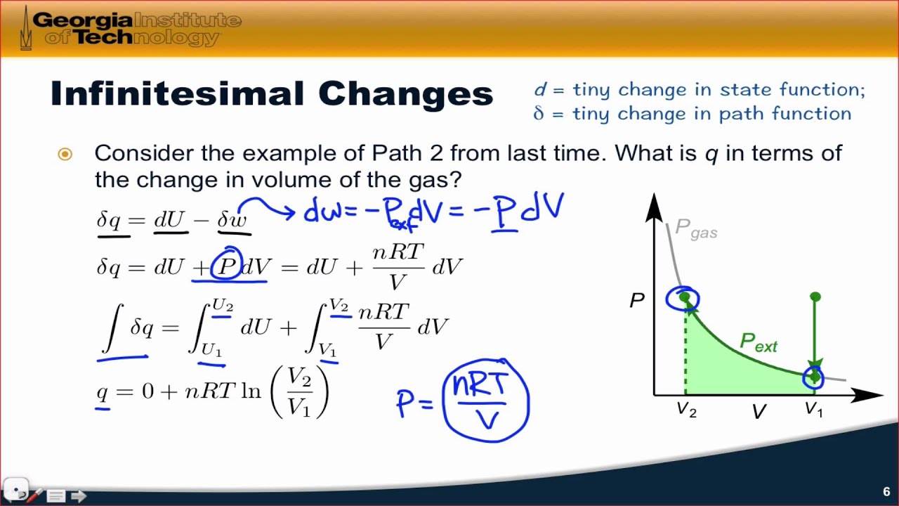 09.01 The First Law of Thermodynamics
