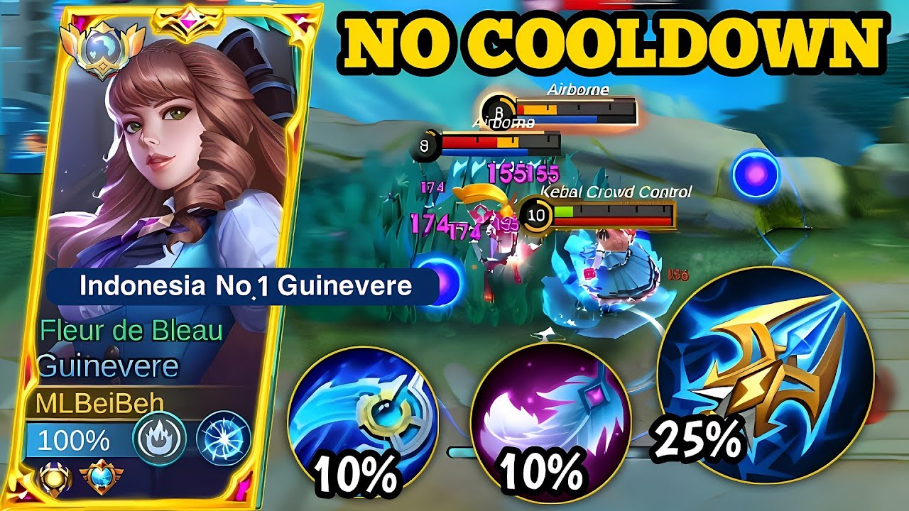 GUINEVERE BUFF AIRBONE‼️NEW PATCH BIKIN MUSUH TERBANG TERUS| MLBB