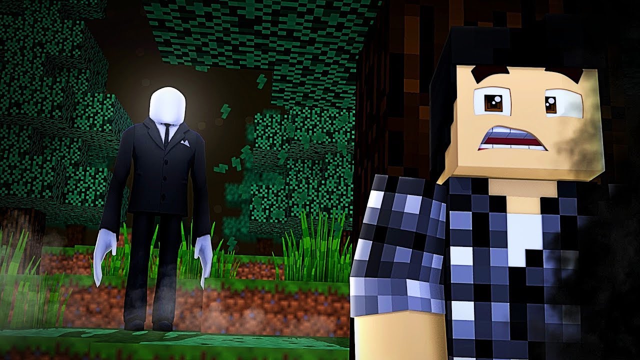 LE SLENDERMAN DANS MINECRAFT...