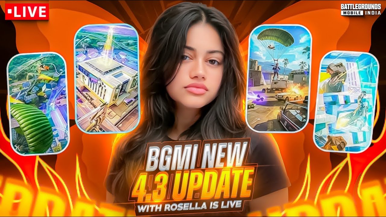 🔥EXPLORING NEW BGMI 4.3 EVENT LIVE | INSANE LOOT & SECRETS 😱 | ROSELLA IS LIVE |
