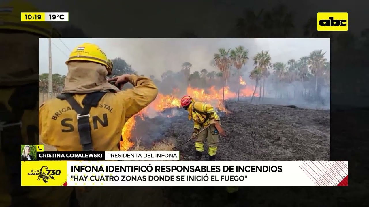 Grandes incendios en el Chaco: Infona identifica zonas donde inició el fuego