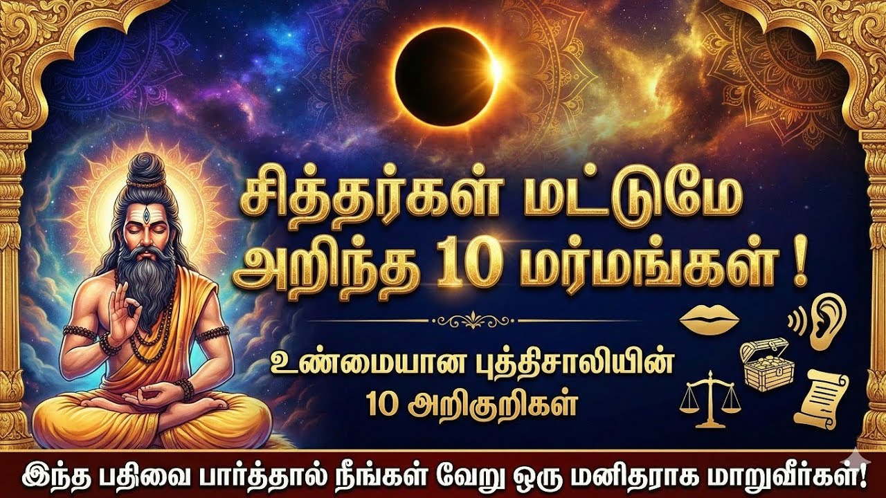 நீங்கள் புத்திசாலியா? சித்தர்கள் கூறும் இந்த 10 அறிகுறிகள் உங்களிடம் உள்ளதா? #SiddharSecrets #sivan 