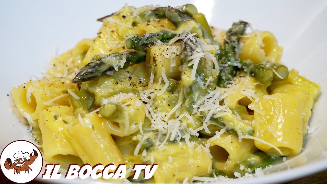 596 - Carbonara di asparagi..per momenti magici! (primo vegetariano delicato, sfizioso e leggero)