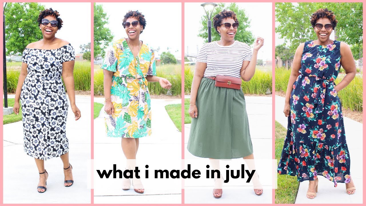 WHAT I MADE IN JULY: SEWING PROJECTS