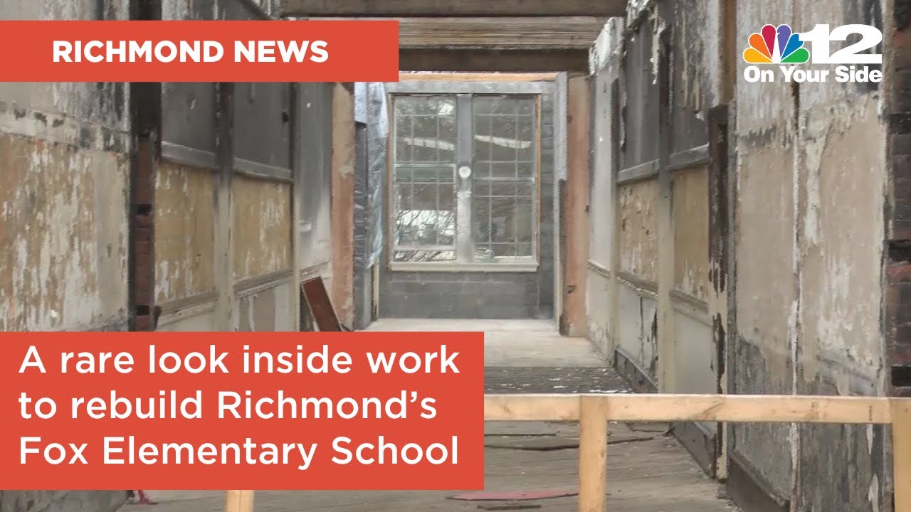 A rare look inside work to rebuild Richmond’s Fox Elementary School