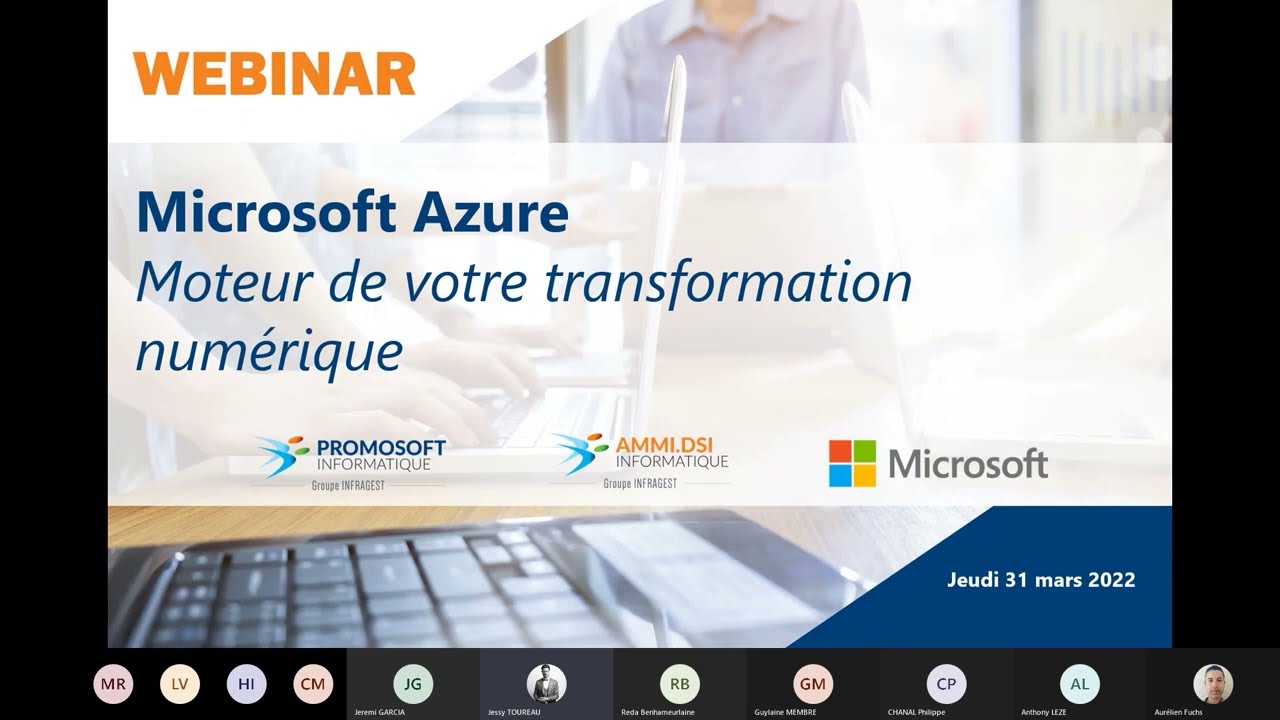 Webinar Microsoft Azure - Moteur de votre transformation numérique