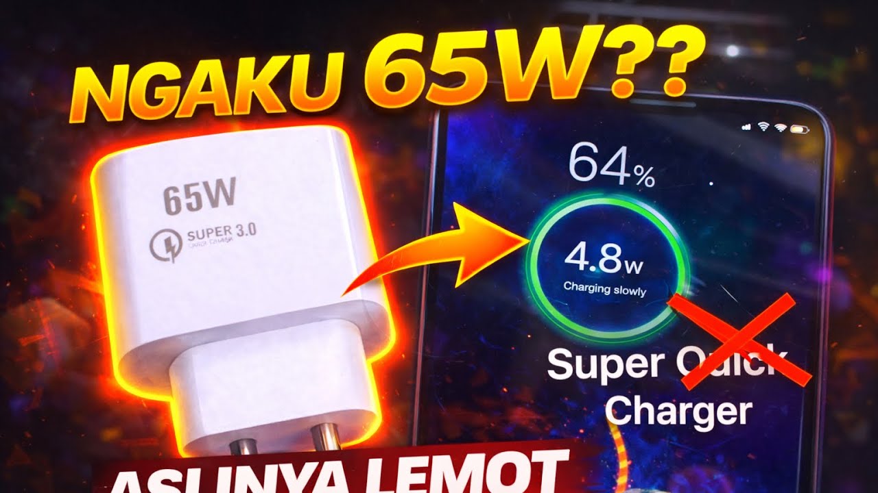 Charger 65W BOHONG? Tes Aslinya Bikin Kaget!
