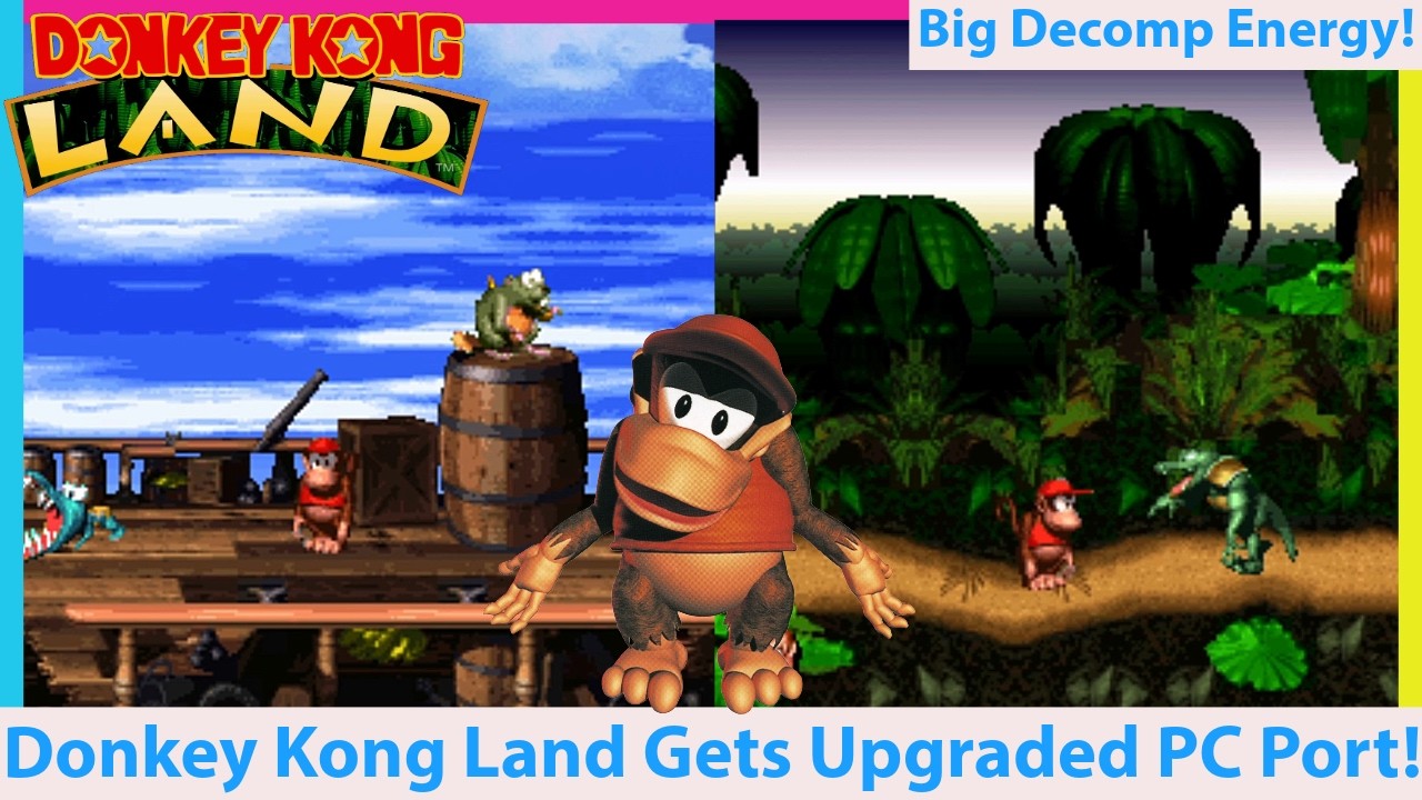 Donkey Kong Land PC Port Remake Out Now! Remade and Amazing