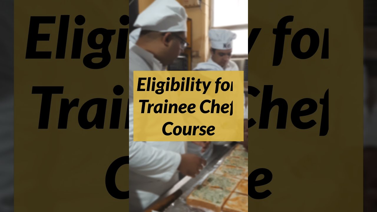 Become professional chef join trainee chef course
