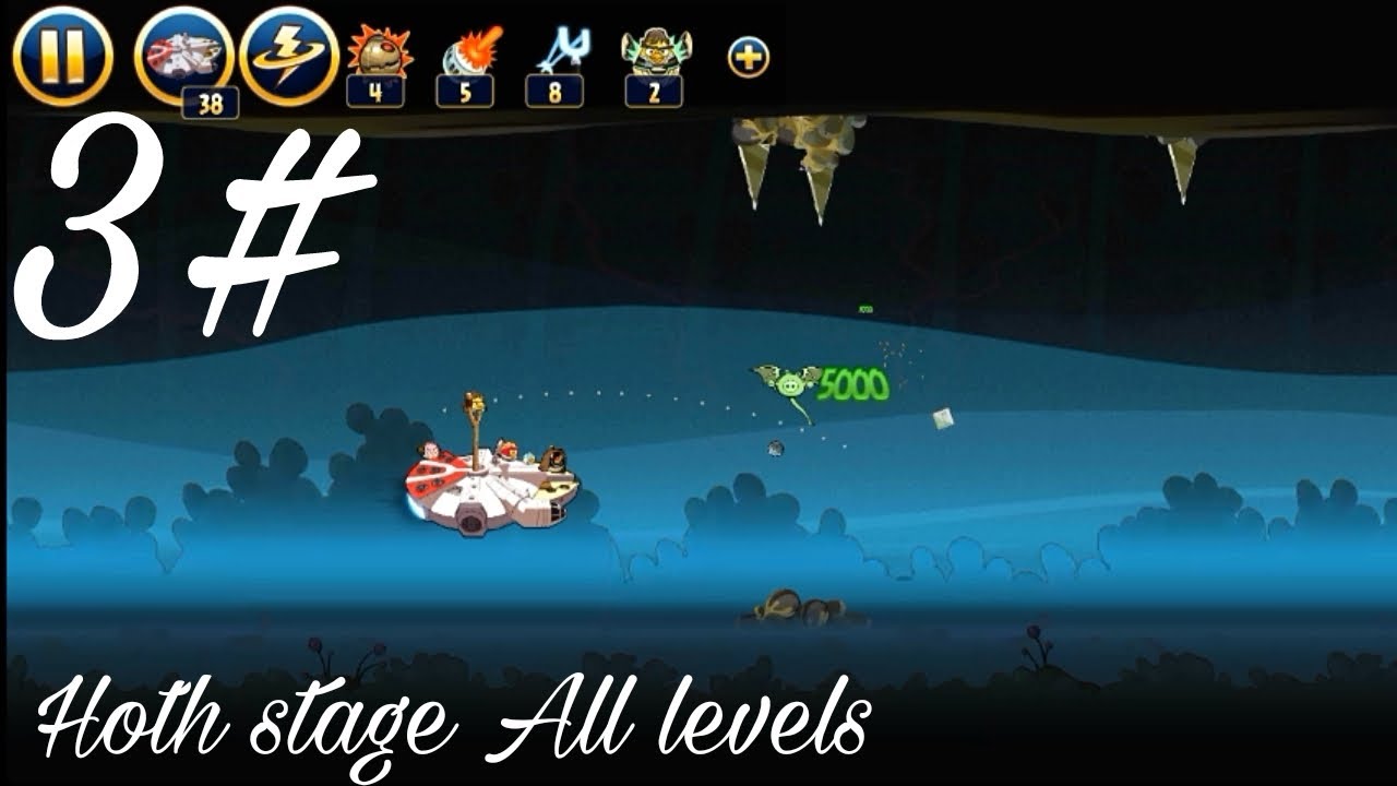 Hoth stage all levels gameplay 【Angry Birds Star Wars】Eps.3