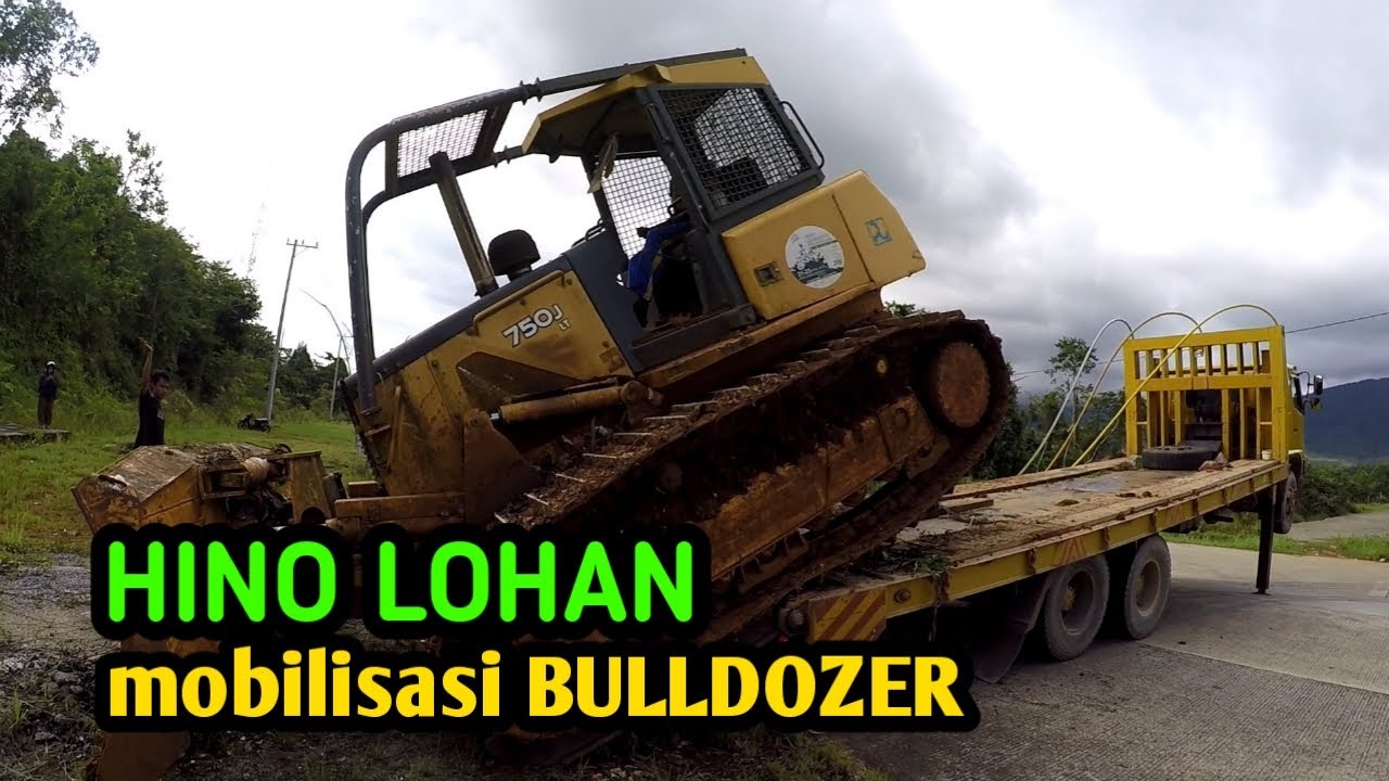 Mobilisasi Alat Berat BULLDOZER | HINO 500