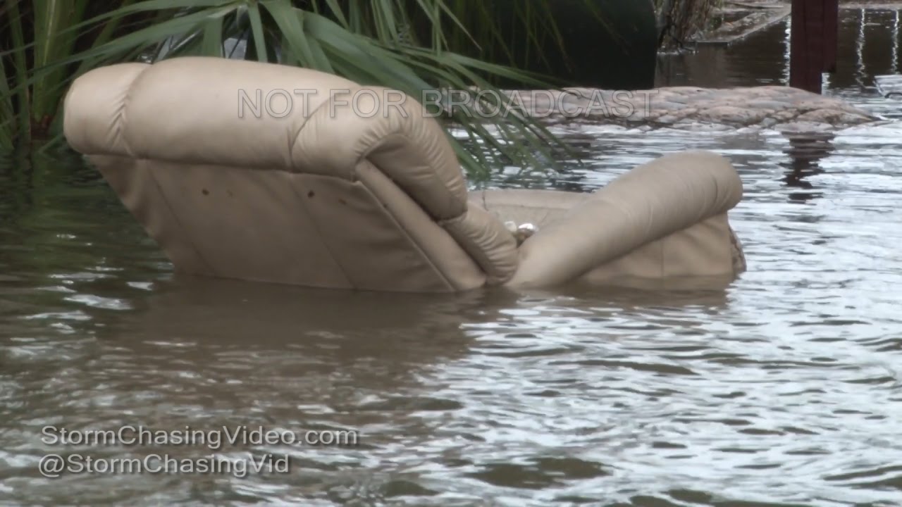Charleston, SC Flooded Homes & Streets - 10/08/2016