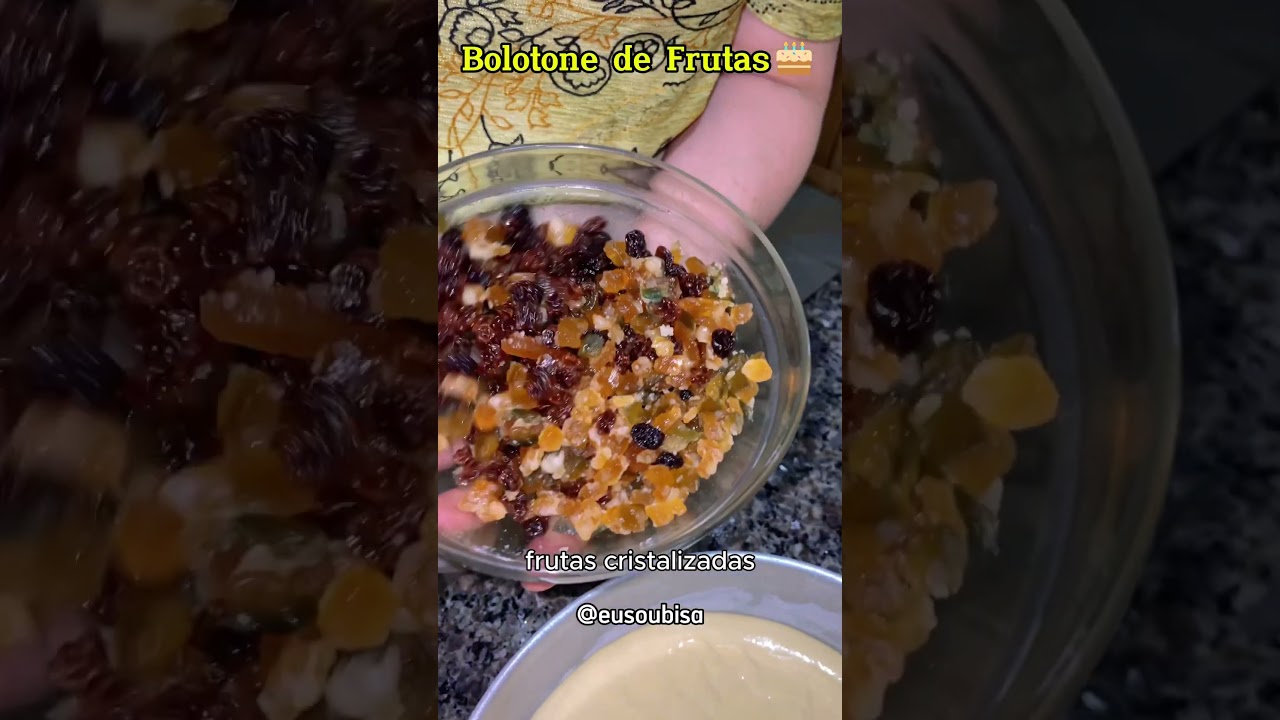 Bolotone de frutas cristalizadas que sua av&oacute; fazia👵🏼Me segue aqui❤️#receitas #donadecasa #ro&ccedil;a