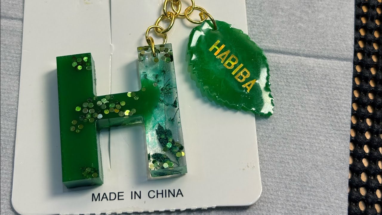 How to make risen art handmade diy keychain 