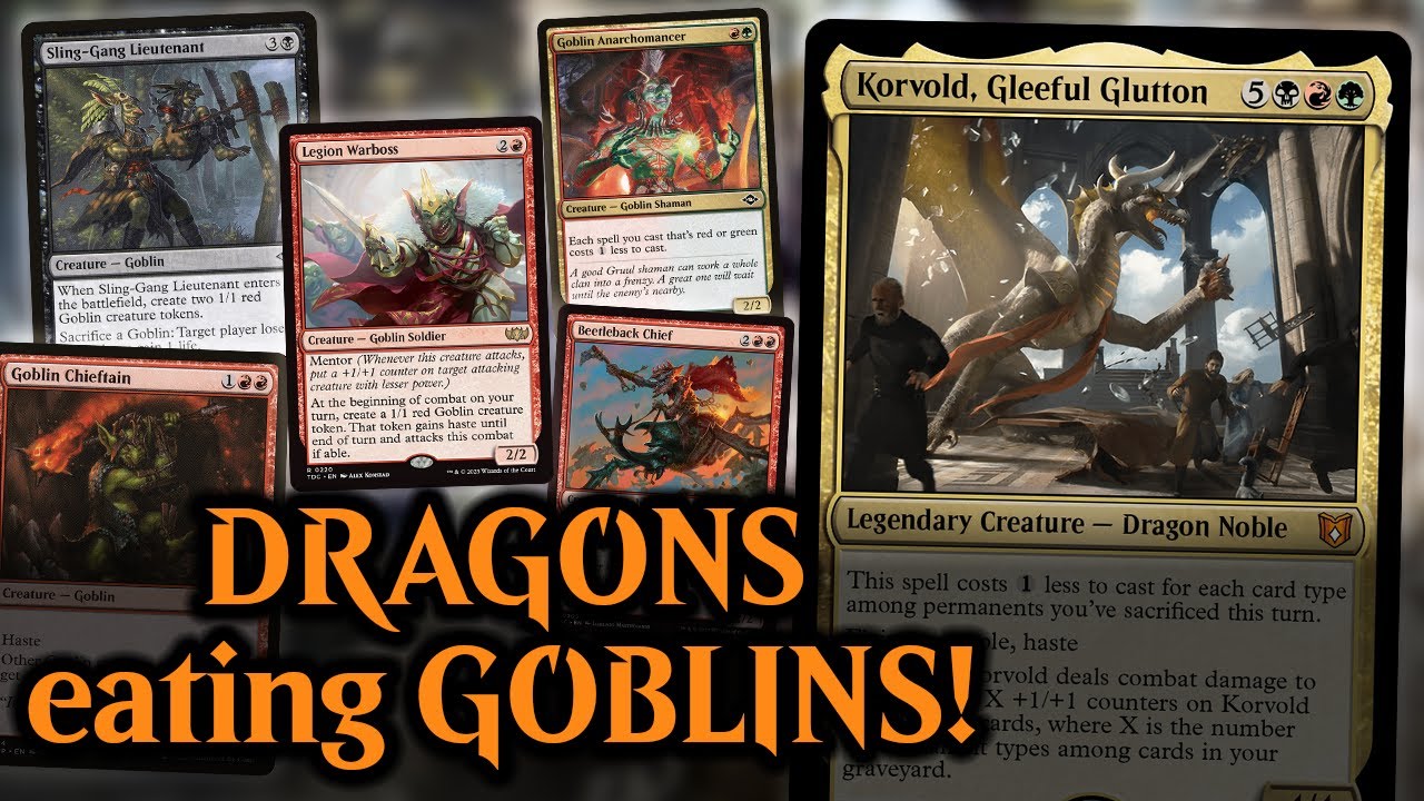 Korvold, Gleeful Glutton EDH | Feeding Goblins to Dragons | Commander Gameplay
