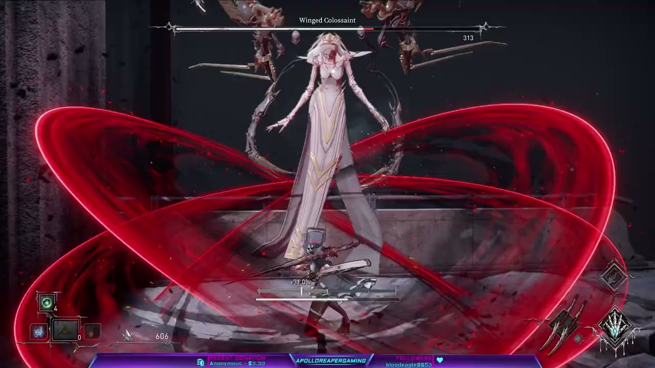 Winged Colossaint fight