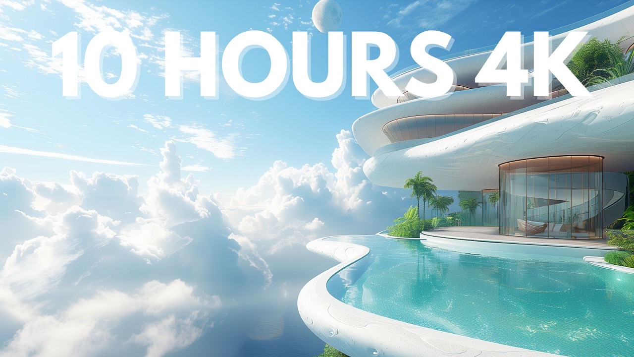 POV: Waking Up in a Floating Utopia 🕊️ Solarpunk Luxury Mansion & Infinity Pool