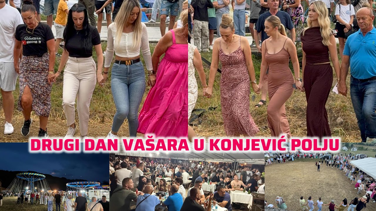 Popis stanovništva na vašaru u Konjević Polju uz Zvuke Bosanskog Meraka, kiša je dala svoje čari!