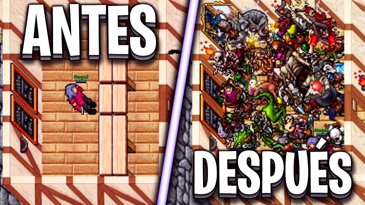 🏡Tibia | ADORNANDO MI CASA **QUEDO CABROÑA**🔥 - Hegal