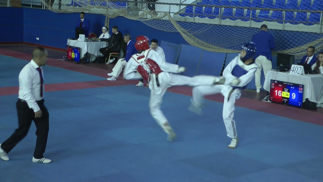 MOUHAMED SALIM (MAR) VS oujda (MAR) - Male-63kg Championnat Maroc Taekwondo Junior 2019  [ROND 32]