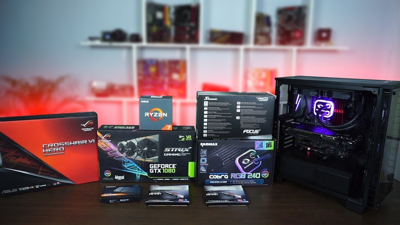 Armando PC Gamer para un diseñador de 3D | R7 1800x + GTX 1080 - Proto HW & Tec