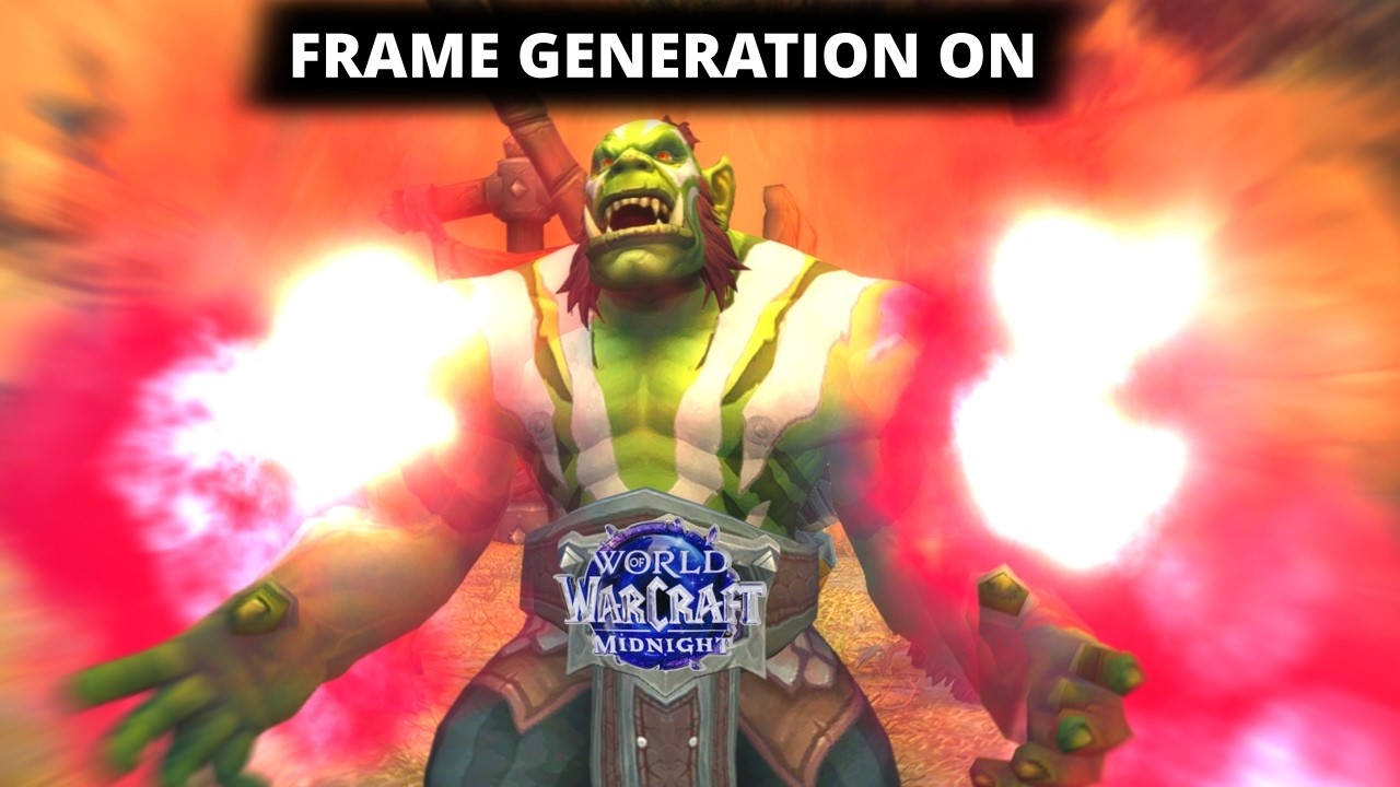 HOW TO DOUBLE YOUR FPS in WoW Midnight | Smooth motion ON VS OFF | RTX 5060 TI 16GB