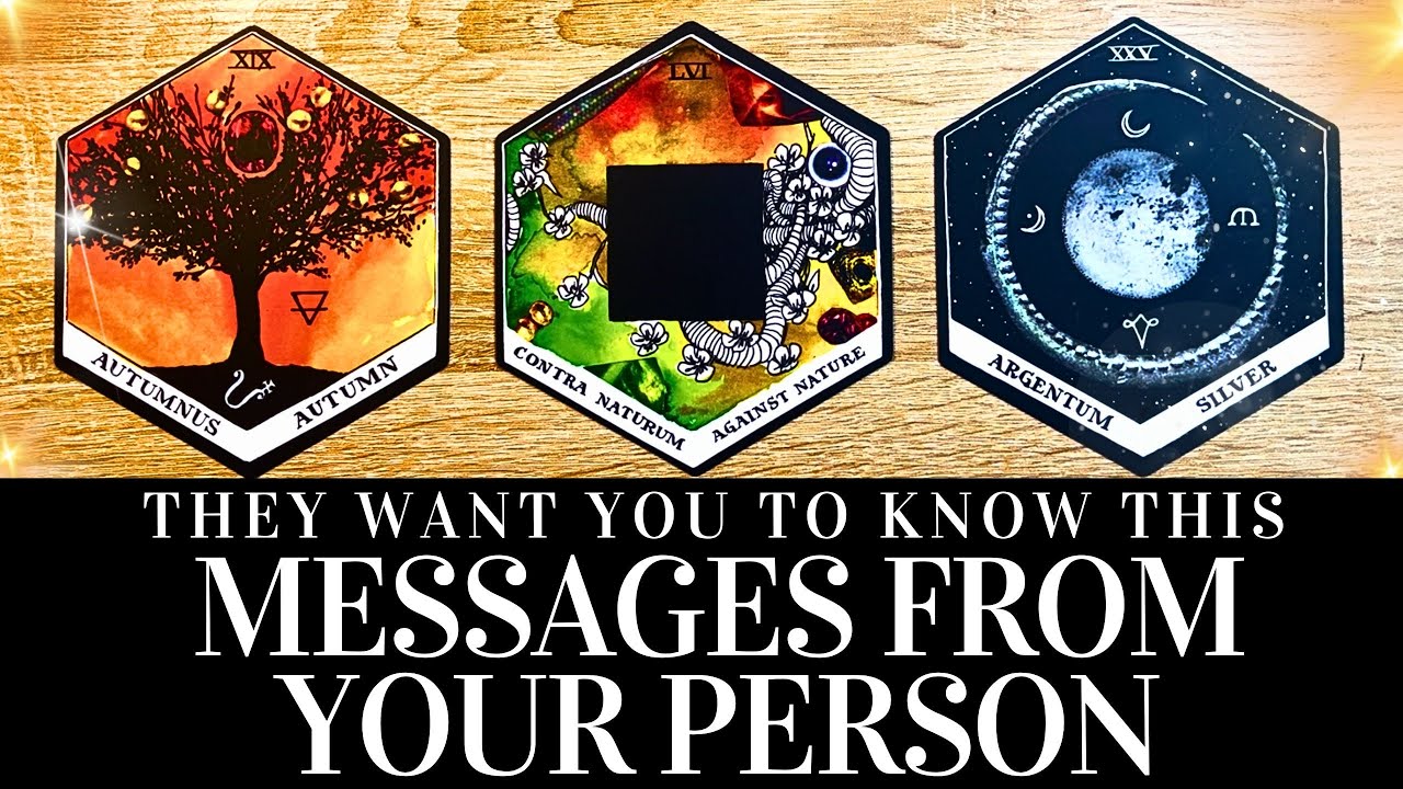 PICK A CARD 🔮❤️MESSAGES FROM THE PERSON ON YOUR MIND ❤️🔮 They Want YOU to Know THIS! 🌟 Tarot Reading