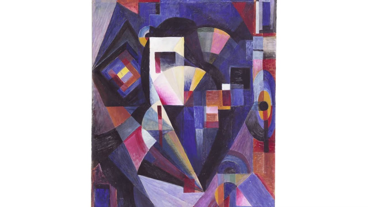 Johannes Itten (1888 – 1967), Komposition in Blau, 1918