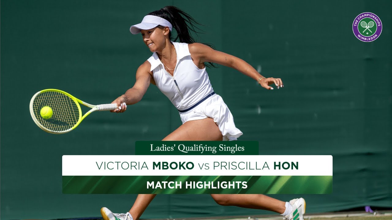 Saving FIVE Match points | Victoria Mboko vs Priscilla Hon | Highlights | Wimbledon 2025