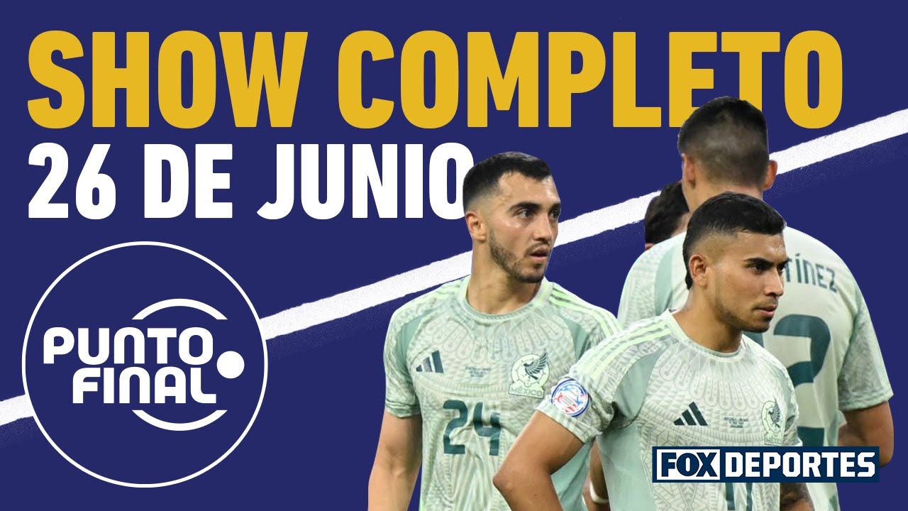 😨DERROTA de México, y ahora se jugará la VIDA ante Ecuador | Punto Final EN VIVO
