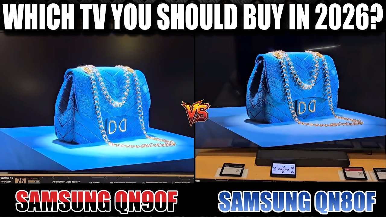 Samsung QN90F против Samsung QN80F — тест реального качества изображения | Обзор Samsung QN90F | ...
