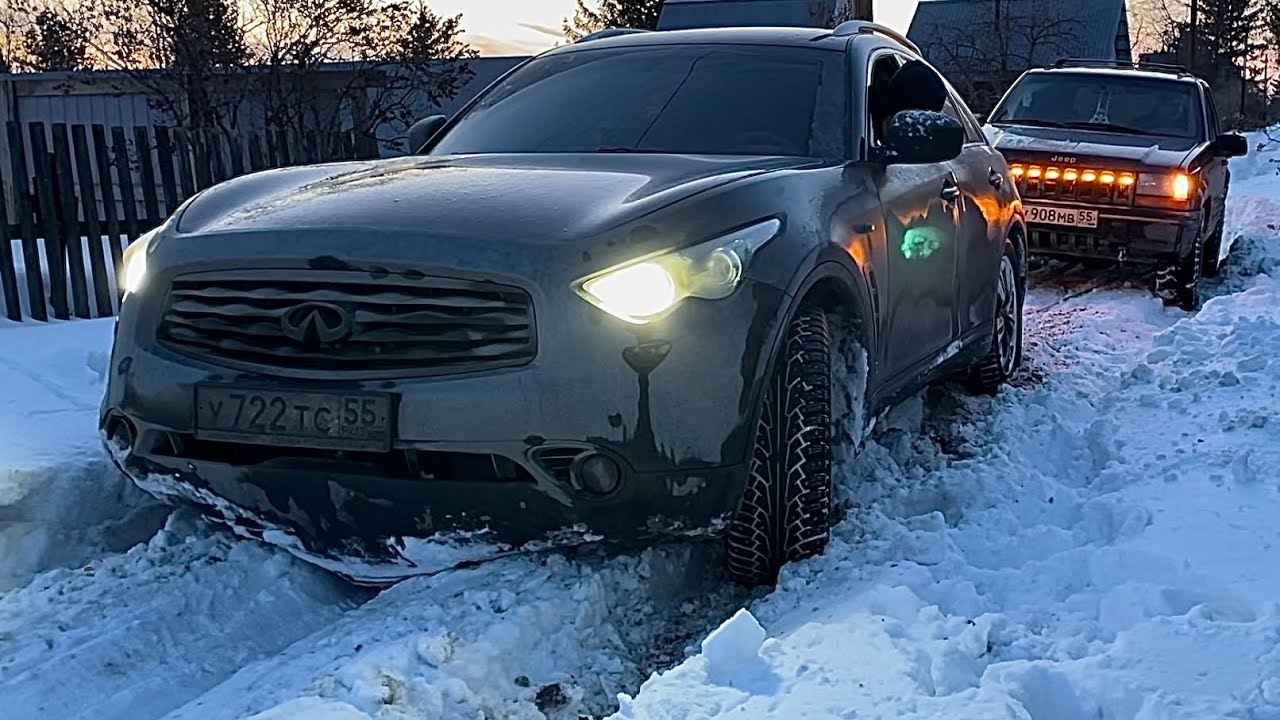 INFINITI fx37 WINTER OFFROAD | ИНФИНИТИ фх37 БЕЗДОРОЖЬЕ ЗИМОЙ