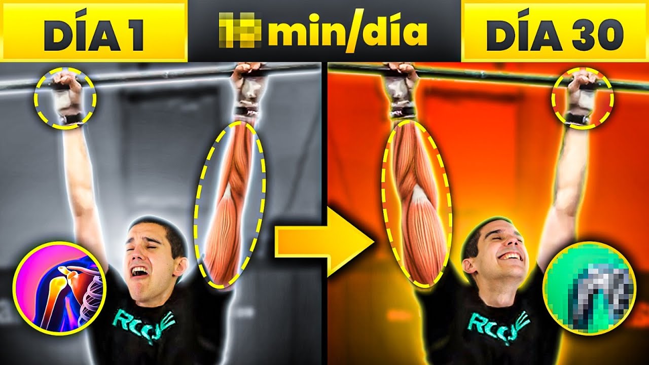 ¡INCREÍBLE!💪DESCUBRE cómo COLGARTE durante 100 segundos al día puede TRANSFORMAR tu CUERPO