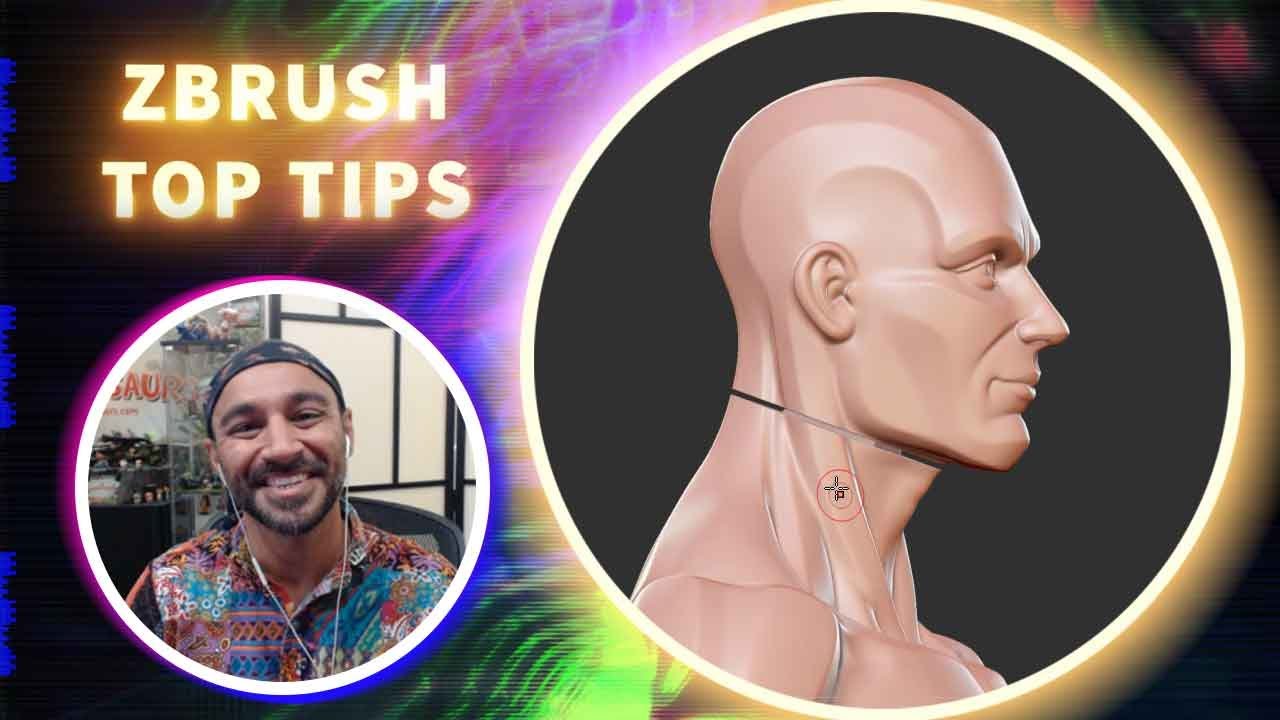 Using Live Booleans to Create Keys / Articulation for 3D Printing - ZBrush Top Tips - Aiman Akhtar