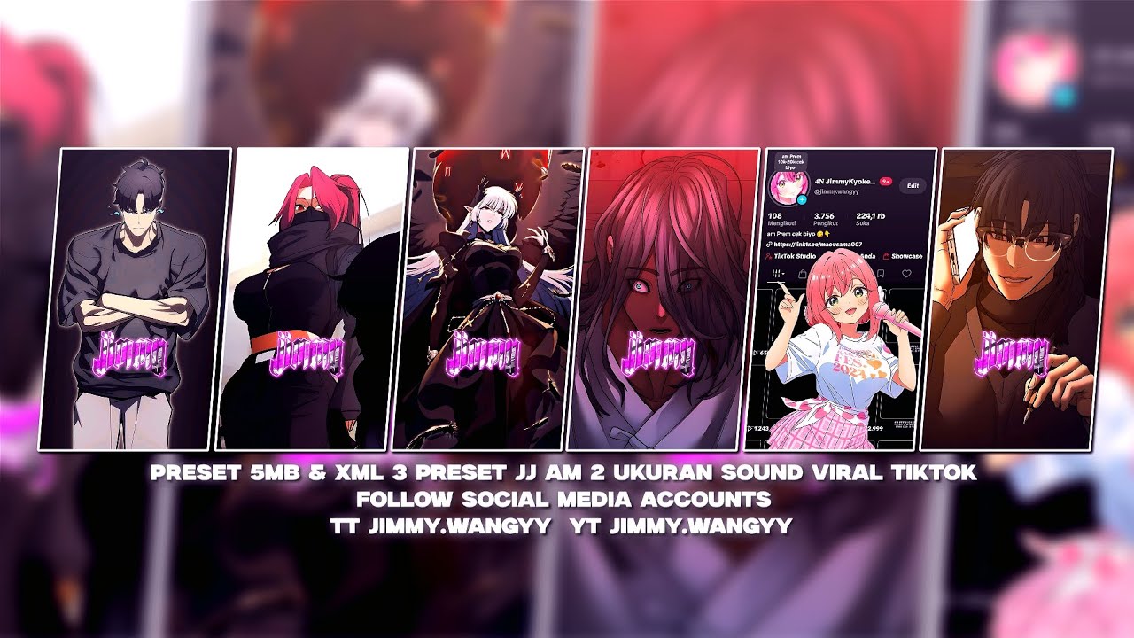 6 PRESET JJ AM 2 UKURAN || PRESET 5MB & XML || SOUND KANE VIRAL TIKTOK 