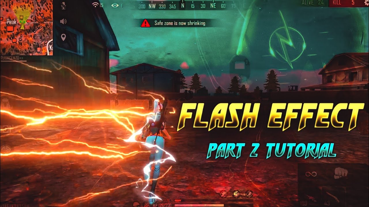 FLASH EFFECT EDIT LIKE Ruok FF || free fire video editing tutorial
