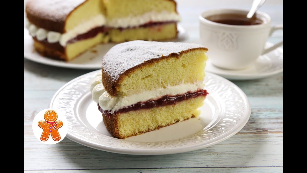 Торт Бисквит Королевы Виктории ✧ Victoria Sandwich Cake (English Subtitles)