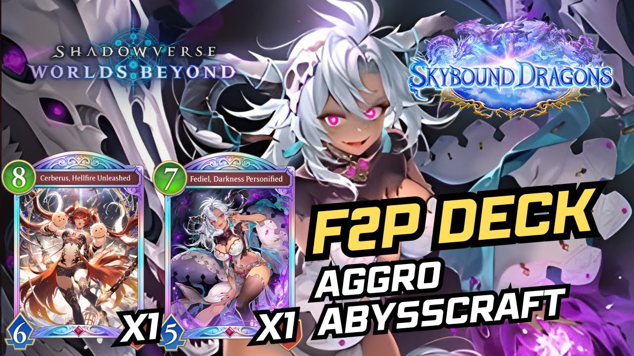 Лучшая бесплатная колода Abysscraft для Skybound Dragons | Бюджетный гид по Shadowverse Worlds Be...
