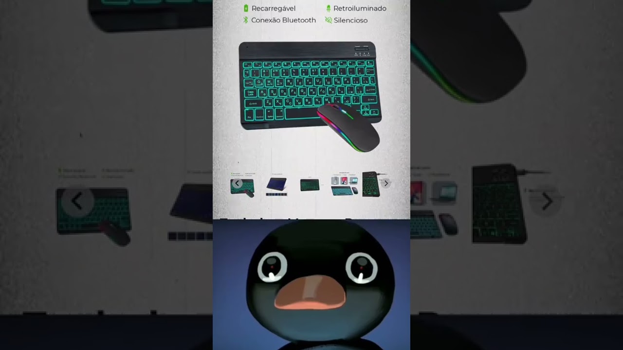 Mouse+teclado Power compact Duo #bluetooth #tecladoemouse #eletronicos