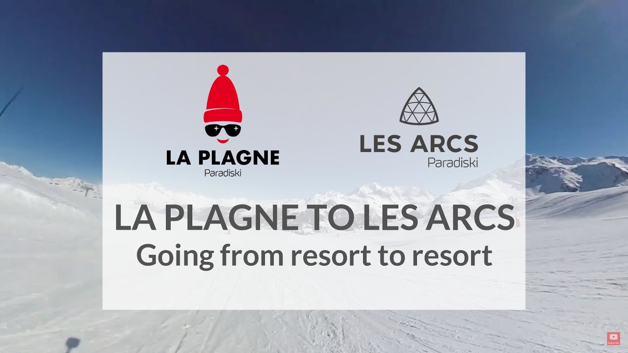 How to get from La Plagne To Les Arcs via the Vanoise Express in the Paradiski ski domain