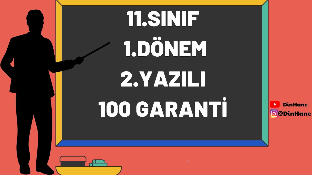 11.SINIF DİN KÜLTÜRÜ 1.DÖNEM 2.YAZILI/100 GARANTİ