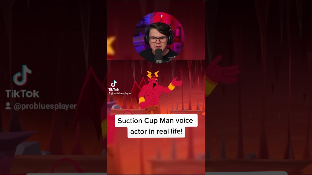 Suction Cup Man Voice Actor reenacts scene from Suction Cup Man 3