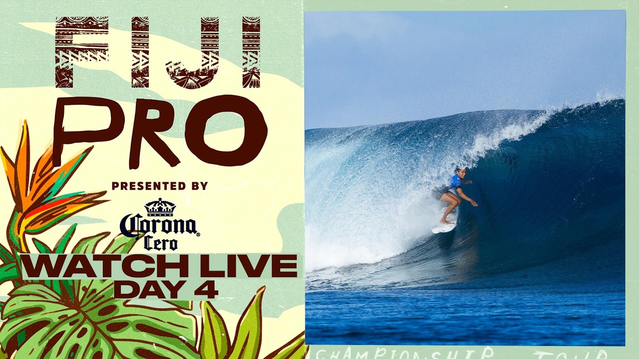 🔴 WATCH LIVE - Fiji Pro presented by Corona Cero 2026 - Day 4 - WSL Championship Tour