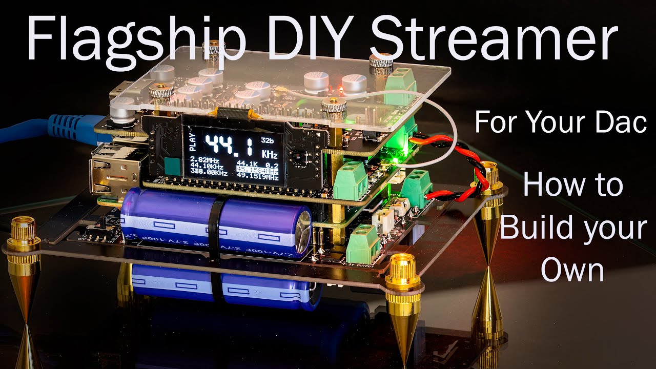 Build a audiophile DIY music Streamer for a Dac, using flagship HIFI parts from Ian Canada